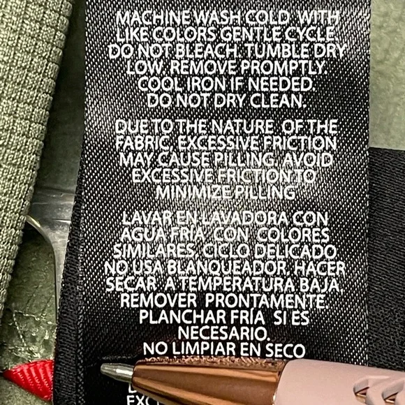 Gerry Men’s Polyester Performance Pullover Hoodie Sweatshirt Olive Green -  Sz M - Picture 9 of 10